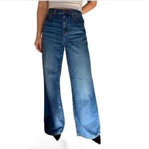 Madewell super wide leg jeans